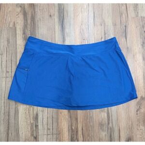 Sweet Escape Blue Athletic Skort‎ Skirt Shorts Built-In Liner Size 16